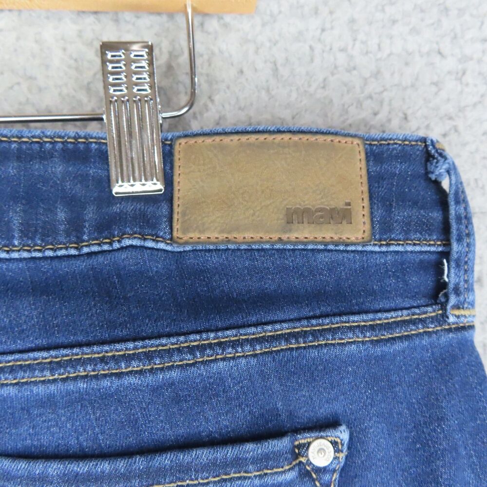 Mavi Jeans Alexa Womens 34 Mid Rise‎ Skinny Denim Stretch Cotton Blend Dark Wash - Picture 5 of 13